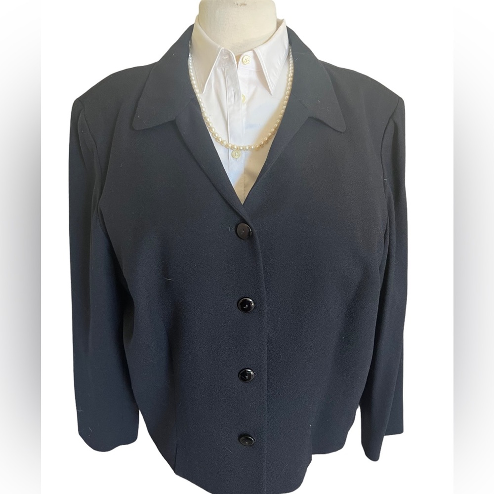 Pendleton Wool Jacket Blazer Button Front Size Pl… - image 2